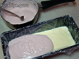 Шоколадно-малиновый десерт с малиновым кули