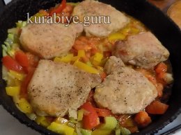 Свиная котлета по-креольски