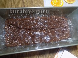 Шоколадно-апельсиновый кекс с орехами