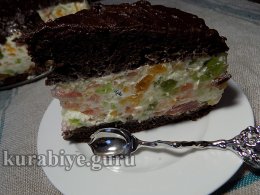 Пляцок Мозаика, торт-желе