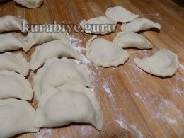 Постные вареники с картофелем и грибами