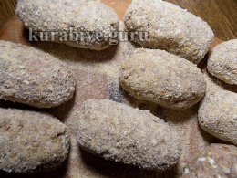 Гречаники с яично-сырной начинкой