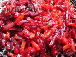 Постный борщ с черносливом