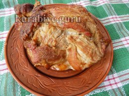 Имбирная буженина с карамелизированным луком
