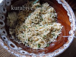 Минтай запечённый под сырно-чесночной шубкой