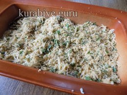 Минтай запечённый под сырно-чесночной шубкой