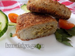 Рыбные зразы с яйцом и луком 