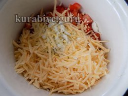 Салат с ветчиной и  грибами