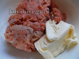 Рийет из копчёного лосося с хреном 
