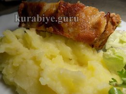 Мясной хлеб с беконом 