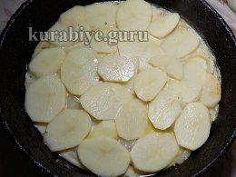 Картофельный гратен с запечённой курицей