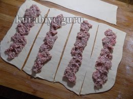 Штрудели Мясные розочки 