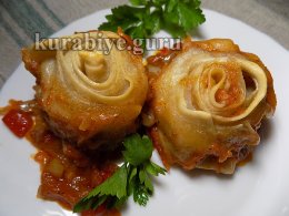 Штрудели Мясные розочки 