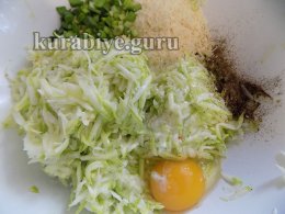 Оладьи из кабачков с сыром