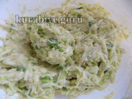 Оладьи из кабачков с сыром