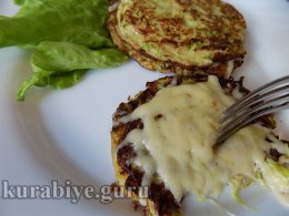 Оладьи из кабачков с сыром