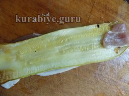 Острые рулетики из кабачка и куриного филе