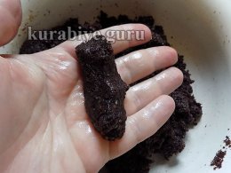 Пирожное Картошка из шоколадного бисквита