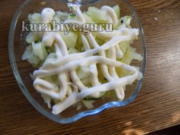 Делаем майонезную сеточку