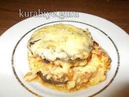 Грецька мусака с баклажанами без картоплі