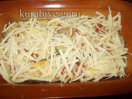 Баклажанная запеканка с сыром