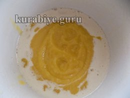 Добавляем пюре манго