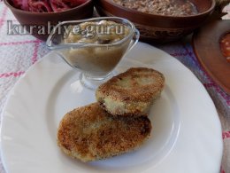 Капустные котлеты постные