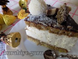 Горіхово-кокосовий торт Рафаело 