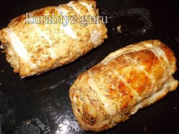 Мясной рулет из свинины с начинкой