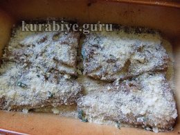 Скумбрия запечённая в сухарях