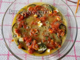 Запеканка из баклажанов с томатами и фетой