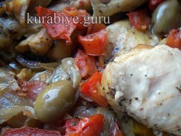 Курка тушкована по-прованськи