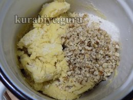 Кокосово-овсяное печенье  с орехами