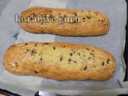 Бискотти с черносливом и шоколадом 