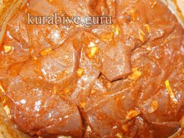 Жареная говяжья печень по-мароккански 