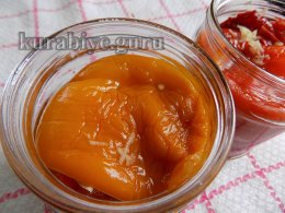 Запечений перець з часником на зиму