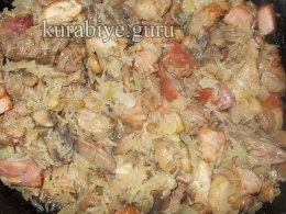 Рисовая каша с мясным ассорти 