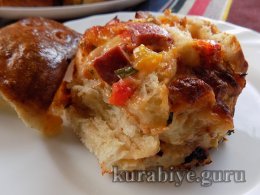 Дріжджовий пиріг з ароматною начинкою 