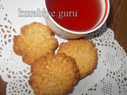 Кокосово-овсяное печенье без муки