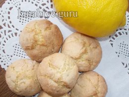Лимонное печенье с трещинками