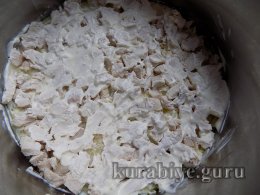 Салат Царський з куркою та шампіньйонами