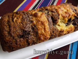 Ніжний пиріг з маком і какао
