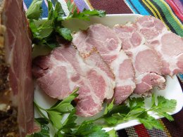 Запечений свинячий ошийок у фользі