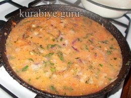 Запечённая курица с томатным рисом