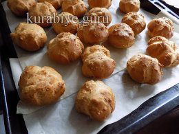 Профитроли с заварным яблочным кремом