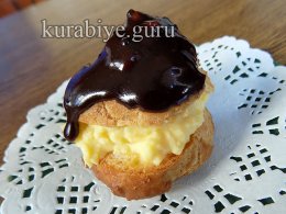 Профитроли с заварным яблочным кремом
