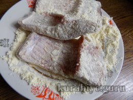 Лини запечені у сметані 