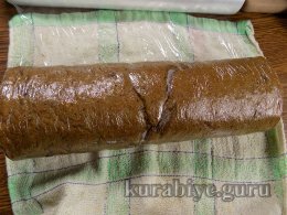 Печінковий рулет з плавленим сирком