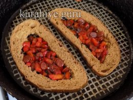 Гренки с сыром и яйцом на сковороде