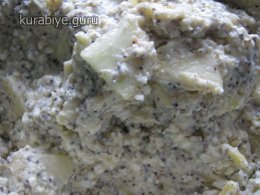 Пирог с творожной начинкой